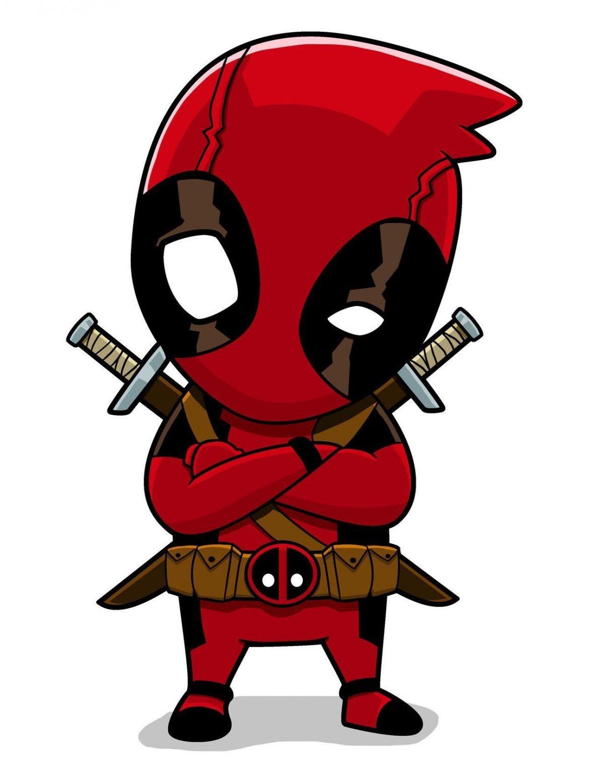 Модель маленький Deadpool на ксдм